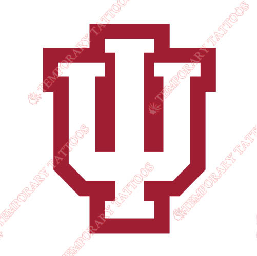 Indiana Hoosiers Customize Temporary Tattoos Stickers NO.4628
